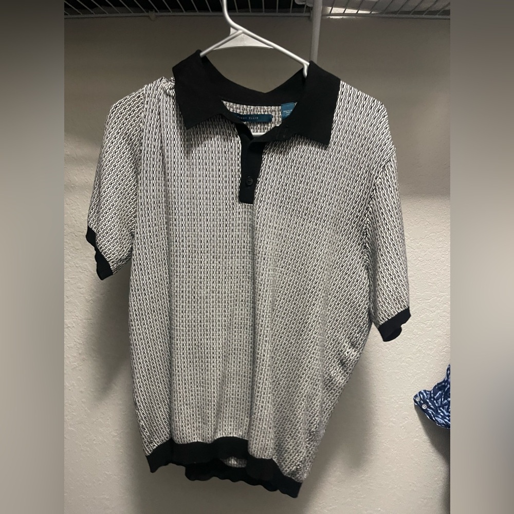 Perry Ellis cotton polo L